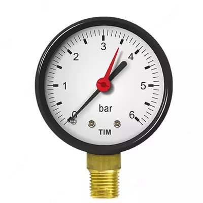 Radial bosim o'lchagichi "TIM" d 50 mm 6 bar