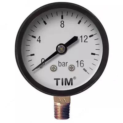 Radial bosim o'lchagichi "TIM" d 50 mm 16 bar