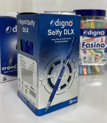 Канцелярская шариковая ручка "Digno Selfy" (Синяя) Оптом и розница