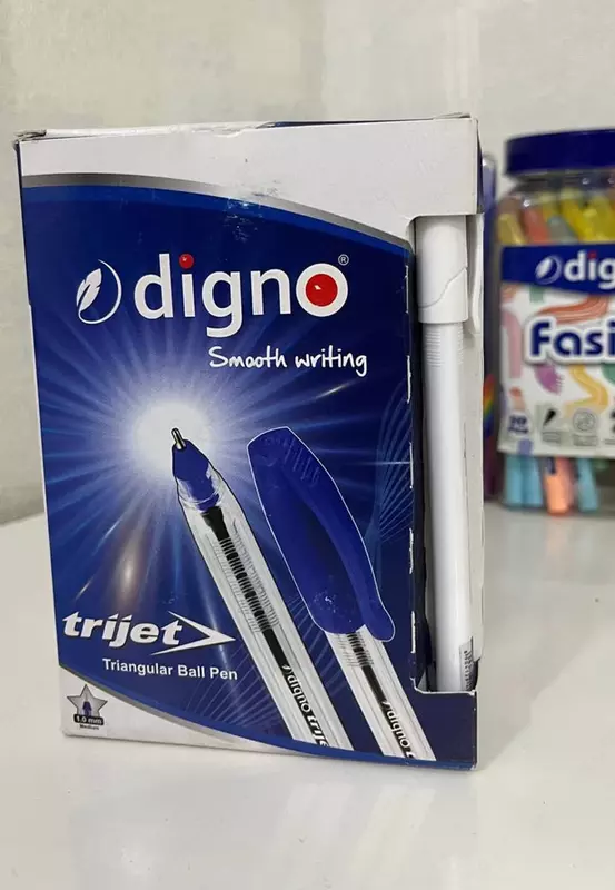 Kantselyariya sharikli qalam "Digno Trijet" (Moviy)