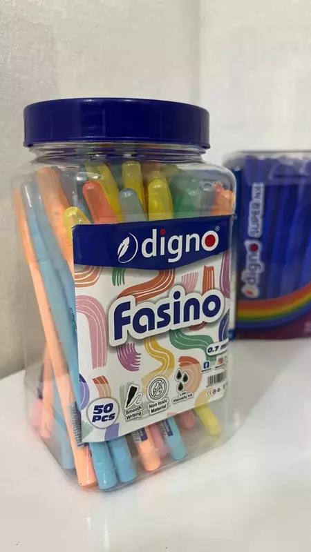 Канцелярская шариковая ручка "Digno Fasino" (Синяя) Оптом и розница