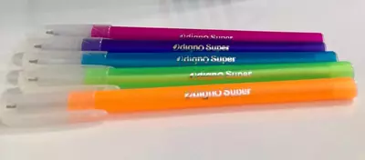 Канцелярская шариковая ручка "Digno Super" (Цветной Неон)