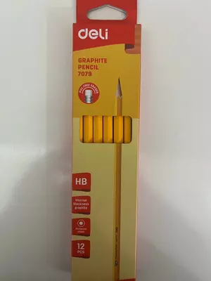 Карандаш простой HB Deli 7079