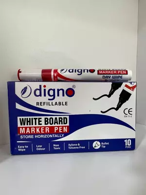 Oq do`ska uchun marker (qizil)