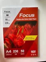 Фотобумага двухсторонняя матовая А4 230г