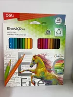 Цветные карандаши Deli Color Run 24 цвета