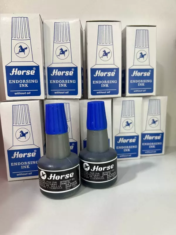 Штемпельная краска Horse 30мл - от {0} сум