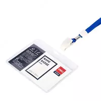 Бейджик горизонтальный "Deli" 115x93mm