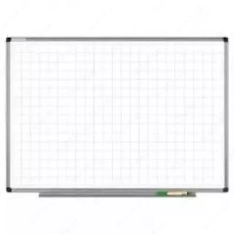 Доска белая 90х120 (клетка) 8745 Del