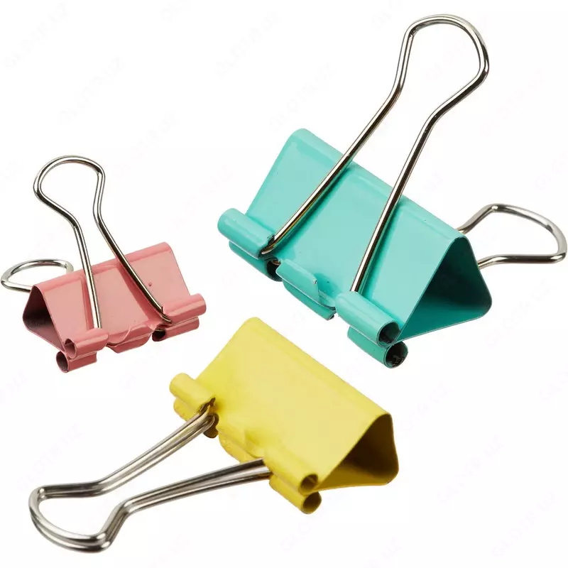 Зажим для бумаг WEIBO черный, 25мм 1шт