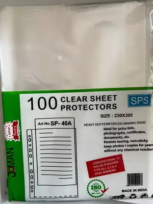 Файл пустышка JOMAN A4 40микрон 100шт