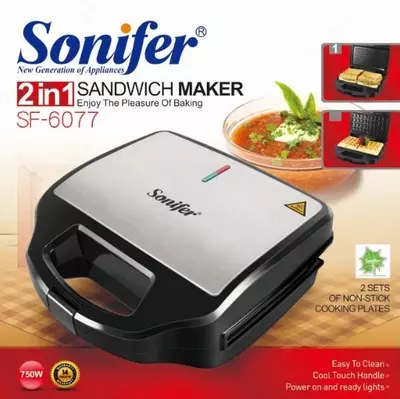 Вафельница Sonifer sf-6077 2in1