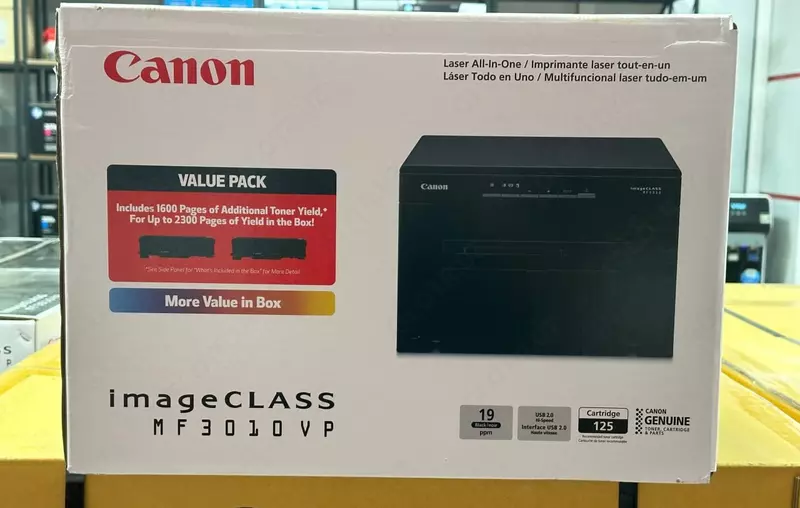 МФУ Canon imageCLASS MF3010 bundle + картридж