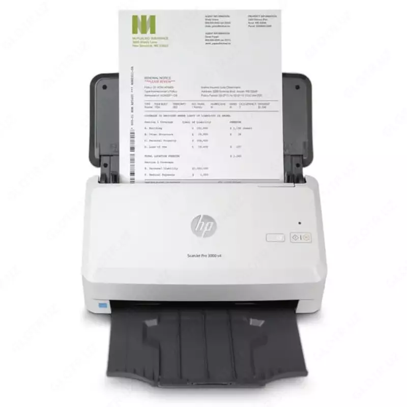 HP ScanJet Pro 3000 s4 rangli oqim skaneri, A4, USB 3.0 (Mahsulot raqami 6FW07A)