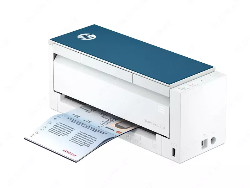 Документ - сканер (цв.) "HP" ScanJet Pro 4200 s1, А4, USB 3.0, функции ИИ (Арт. - 8Q4W2A)