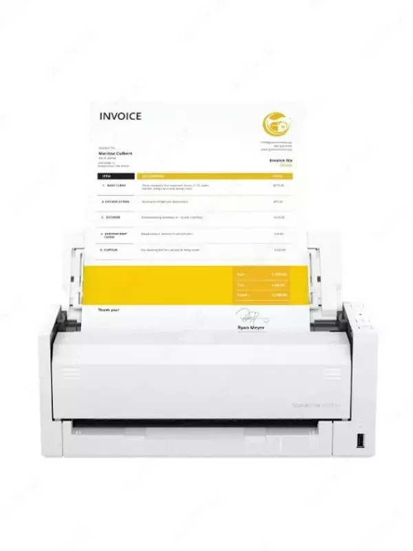 Документ - сканер (цв.) "HP" ScanJet Pro 4200 s1, А4, USB 3.0, функции ИИ (Арт. - 8Q4W2A)