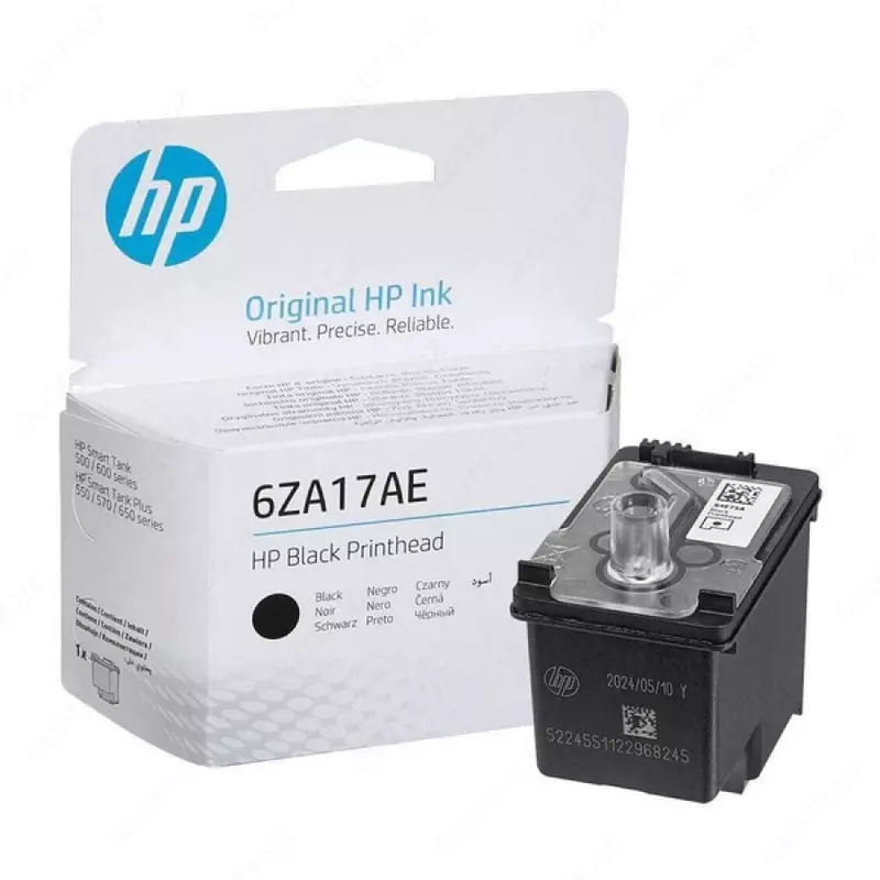 Печатающая головка "HP" SmartTank, Black, Printhead 500/600/700 (Арт. - 6ZA17AE)