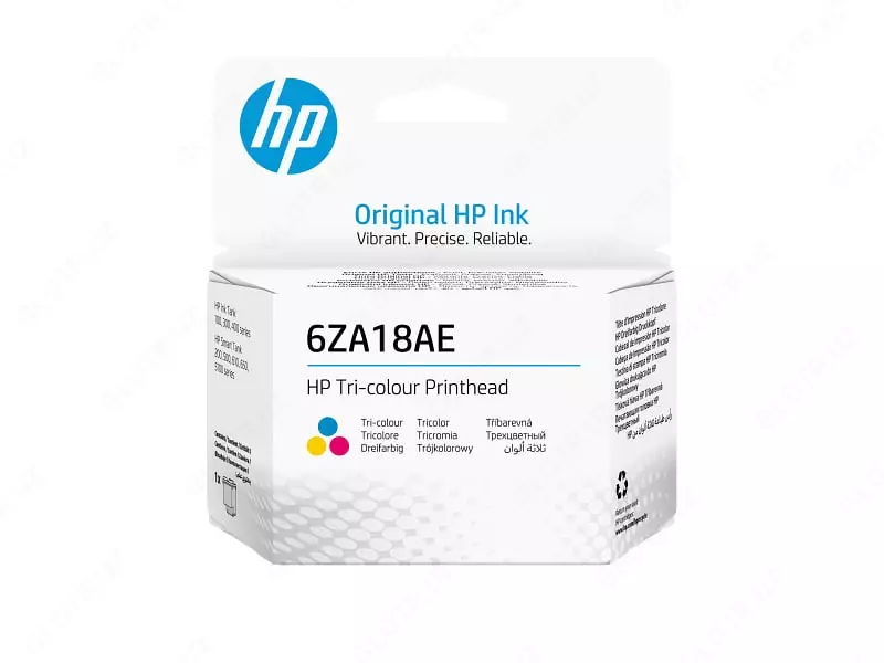 Печатающая головка "HP" SmartTank, Tri-color, Printhead 500/600/не вкл. 670 (Арт. - 6ZA18AE)