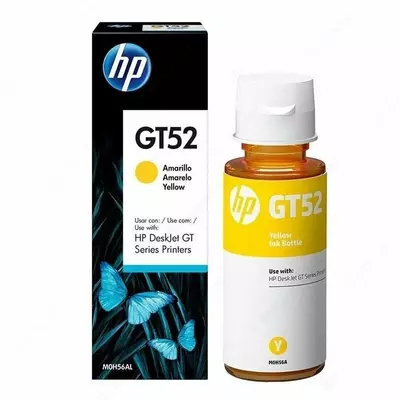 Inkjet siyoh (InkTank MFP) "HP" GT52, sariq, 8000 sahifa, 70 ml. (Art. - M0H56AE)