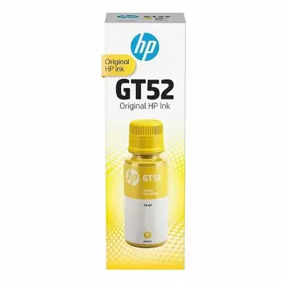 Inkjet siyoh (InkTank MFP) "HP" GT52, sariq, 8000 sahifa, 70 ml. (Art. - M0H56AE)