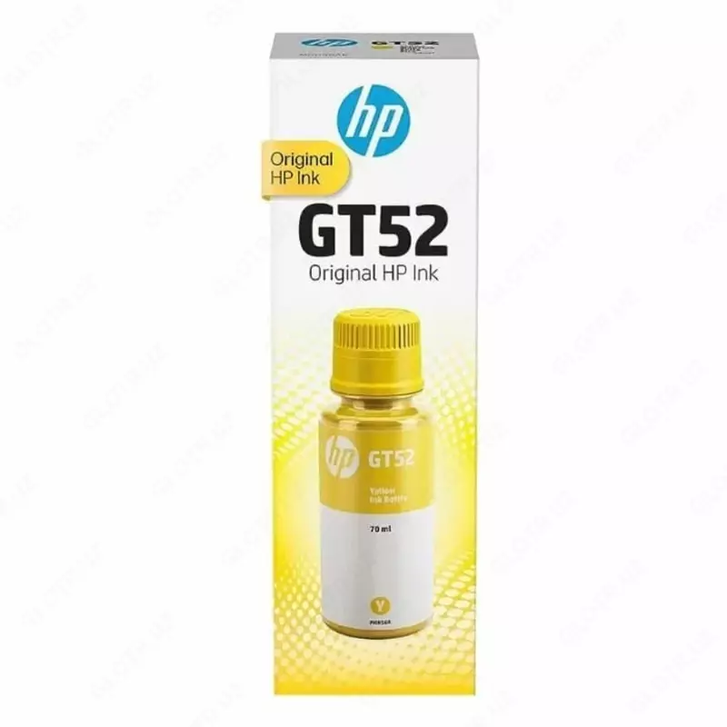 Inkjet siyoh (InkTank MFP) "HP" GT52, sariq, 8000 sahifa, 70 ml. (Art. - M0H56AE)