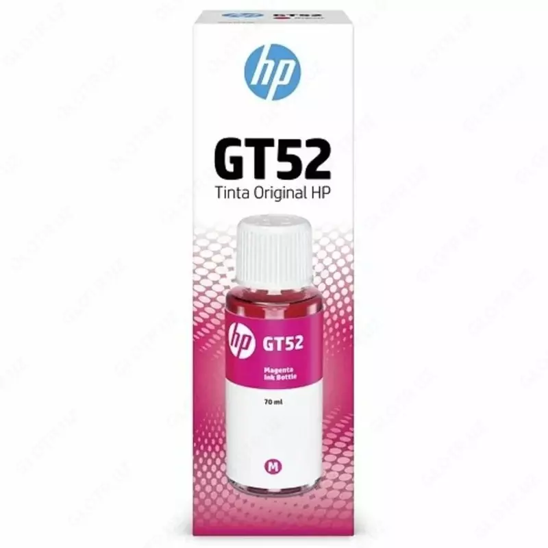 Чернила струйные (МФУ InkTank) "HP" GT52М, Мagenta, 8000 стр., 70 мл. (Арт. - M0H55AE)