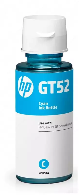 Inkjet siyoh (InkTank MFP) "HP" GT52C, ko'k, 8000 sahifa, 70 ml. (Art. - M0H54AE)