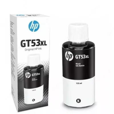 Чернила струйные (МФУ InkTank) "HP" GT53XL, Black, 6000 стр., 135 мл. (Арт. - 1VV21AE)
