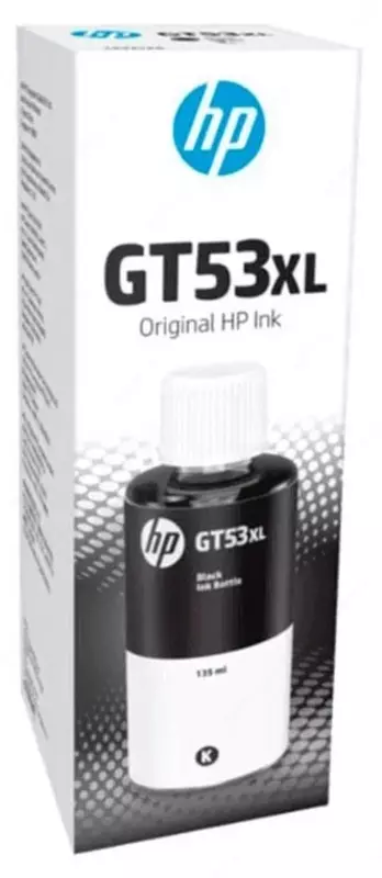 Чернила струйные (МФУ InkTank) "HP" GT53XL, Black, 6000 стр., 135 мл. (Арт. - 1VV21AE)