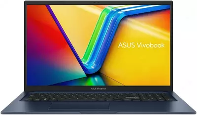 Ноутбук "ASUS" Vivobook 17 X1704VA-AU1017, 17", 16GB, 512GB, Intel Core 5 120U, Integrated (Арт. - 90NB13X2-M00J00) Синий
