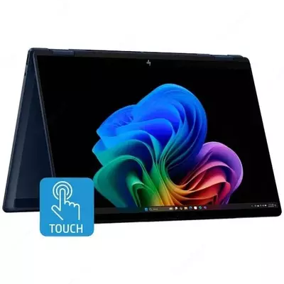 Ноутбук "HP" OMNIBOOK X FLIP 16-FM0023DX, 16"2К, 16GB, 1ТB, Intel Ultra 7-256V, Integrated (Арт. - C5HZ7EA) Синий