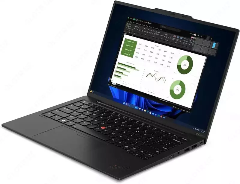 Ноутбук "Lenovo" ThinkPad X1 Carbon, 14" 2.8К, Ultra 7 258V, 32GB, 512GB, Integrated (Арт. - 21NS004LFW) Черный