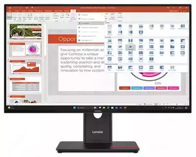 Монитор "Lenovo" ThinkVision T27-40, 27" FHD/1920x1080, 120Hz, 4ms, 1500:1 (Арт. - 64A5MAT6EU) Black