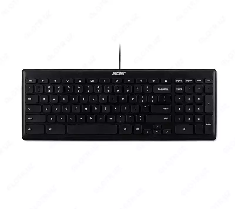 Проводная клавиатура "Acer" AKB910, Chrome OS 1.8M, USB, US int, Brown Box (Арт. - GP.KBD11.00S)