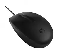 HP 125 WRD sichqonchasi (Mahsulot raqami 265A9A6) Qora simli kompyuter sichqonchasi