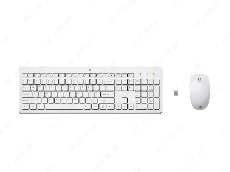 Комплект клавиатура и мышь "HP" 230 Wireless Mouse and Keyboard Combo White RUSS (Арт. - 3L1F0AA)
