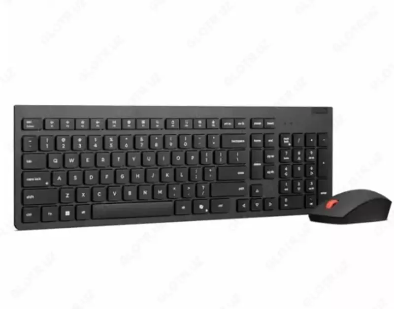 Комплект клавиатура+мышь (беспроводной) "Lenovo" KB MICE_BO Eos3 2.4G KM BLK RU_CY Black (Арт. - 4X31R64481)