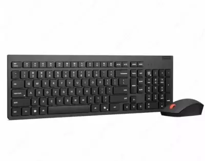 Комплект клавиатура+мышь (беспроводной) "Lenovo" KB MICE_BO Eos3 2.4G KM BLK RU_CY Black (Арт. - 4X31R64481)