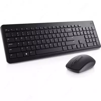 Комплект клавиатура+мышь (беспроводной) "Dell" KM3322W, Russian QWERTY Black (Арт. - 580-AKGH)