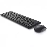  Комплект клавиатура+мышь (беспроводной) Dell KM3322W  Russian QWERTY Black (Арт. - 580-AKGH) - 
