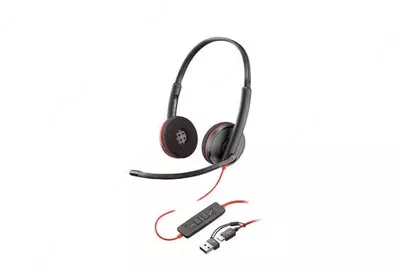 Стерео-гарнитура "Poly" BW 3210, USB-C HS +USB-C/A (Арт. - 8X214A6) Черная