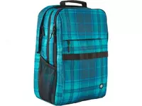  Рюкзак HP Campus XL Tartan plaid Backpack (Арт. - 7J594AA) Синяя/черная клетка - 