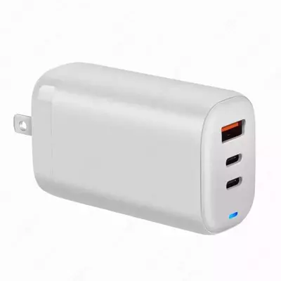 Зарядное устройство "Acer" GaN 65W, three-port Charger, 2 x typeC and 1 x typeA, EU and UK plug (Арт.- GP.ADT11.011)