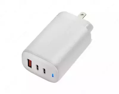 Зарядное устройство "Acer" GaN 65W, three-port Charger, 2 x typeC and 1 x typeA, EU and UK plug (Арт.- GP.ADT11.011)