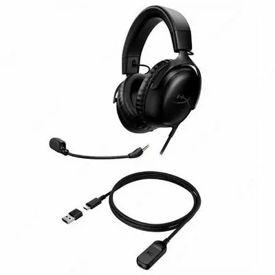Игровые наушники (проводные) "HyperX" Cloud III Black (Арт. - 727A8AA)