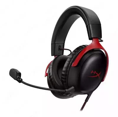 Игровые наушники (проводные) "HyperX" Cloud III Black/Red (Арт. - 727A9AA)
