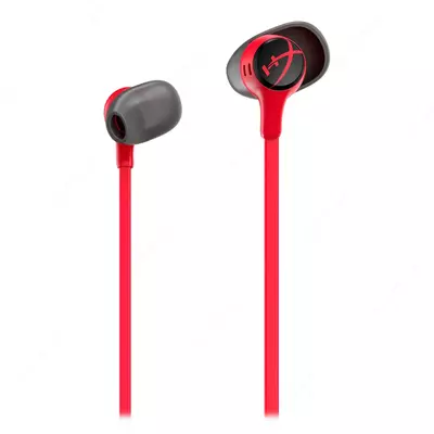 Игровые мобильные наушники (проводные) "HyperX" Cloud Earbuds II, Red (Арт. - 705L8AA)