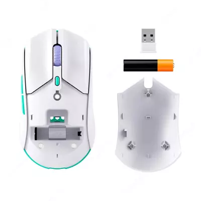 HyperX Pulsefire Haste 2 yadroli simsiz o'yin sichqonchasi (Mahsulot raqami 8R2E7AA) Oq rang
