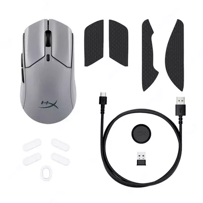 Мышь игровая "HyperX" Pulsefire Pulsefire Haste 2 Pro 4K Wireless (Арт. - A1KY5AA) Серо/голубая