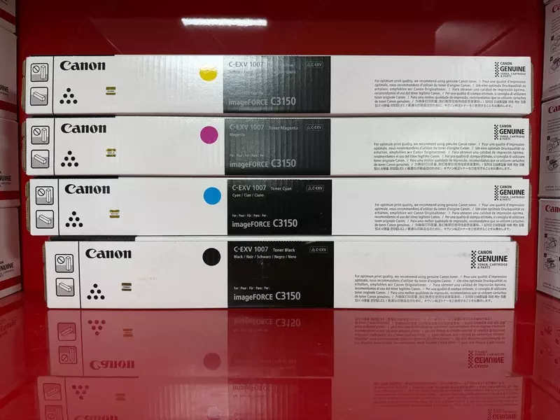 Canon C-EXV 1007 Toner kartrijlari, to'liq to'plam (CMYK) imageFORCE C3150 uchun